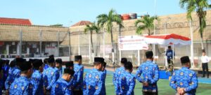 Peringati Hari Bela Negara, Lapas Banyuwangi Libatkan Warga Binaan dalam Upacara