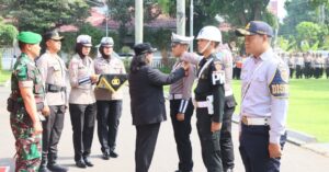 Operasi Lilin Semeru 2024, Polres Kediri Kota Siagakan 210 Personel Gabungan Pengamanan Libur Nataru