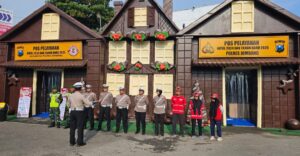 Wahana Rumah Coklat, Posyan Operasi Lilin Semeru 2024 Polres Jombang Siap Layanani Masyarakat