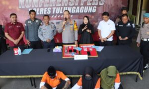 Kolaborasi Polres Tulungagung Bersama Lapas Berhasil Amankan 3 Tersangka Pengedar Narkoba