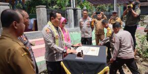 Polres Bondowoso Bangun Sumur Dalam di Desa Rawan Kekeringan Saat Musim Kemarau