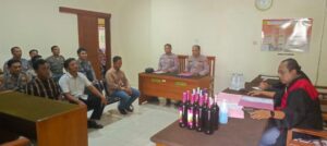 Wujud Nyata Polresta Banyuwangi Kawal Sidang Tipiring Hasil Operasi Miras Ilegal