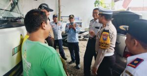 Polres Probolinggo Gelar Ramp Check Bus Pariwisata Minimalisir Kecelakaan