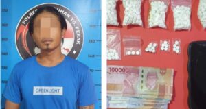 Polres Tanjungperak Amankan Tersangka Pengedar Pil LL, Ratusan Butir Okerbaya Disita