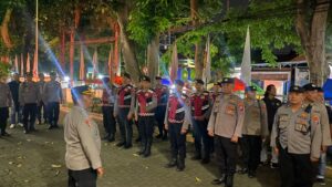 Polresta Banyuwangi Lakukan Pengamanan Ketat Saat Penetapan Bupati dan Wakil Bupati Terpilih