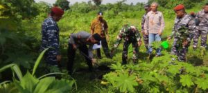 Sinergitas Polres Probolinggo Bersama TNI Lestarikan Lingkungan Tanam Pohon di Gunung Bentar