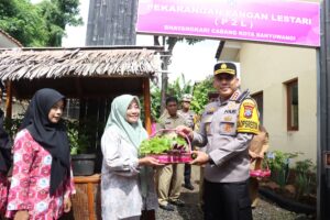 Polresta Banyuwangi Launching Penguatan Program Pekarangan Pangan Lestari untuk Ketahanan Pangan dan Makan Bergizi Gratis