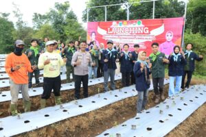 Kolaborasi Mahasiswa UIN Malang Bersama Polda Jatim Wujudkan Ketahanan Pangan Nasional