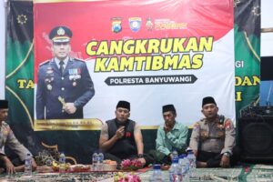 Serap Aspiirasi Masyarakat; Kapolresta Banyuwangi Gelar Cangkrukan Kamtibmas Sambut Ramadhan