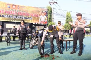 Jaga Kondusifitas Wilayah; Polresta Banyuwangi Resmi Luncurkan Tim Patroli Samapta Presisi untuk Tingkatkan Keamanan