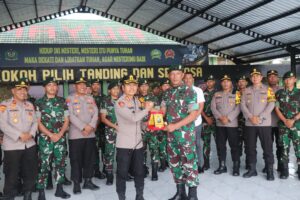 Soliditas TNI Polri di Bondowoso, Siap Wujudkan Kondusifitas Pasca Pelantikan Kepala Daerah