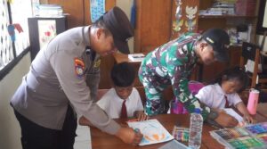 Kompak TNI-Polri di Trenggalek Semangati Pelajar SLB untuk Masa Depan Gemilang