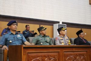 Komandan Kodim 0825/Banyuwangi Hadiri Rapat Paripurna DPRD Banyuwangi, Bahas Sinergi Pembangunan Daerah