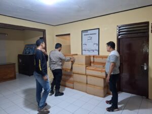 Tindak Tegas Peredaran Miras Ilegal, Polsek KPPP Polresta Banyuwangi Gagalkan Penyelundupan ribuan botol Arak