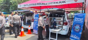 Mudik Auto Nyaman Polres Nganjuk Hadirkan Cafe dan Bengkel Gratis
