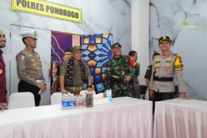 Polres Ponorogo Siapkan Posyan Fasilitas Lengkap dari Pijat Hingga Bengkel Gratis Bagi Pemudik