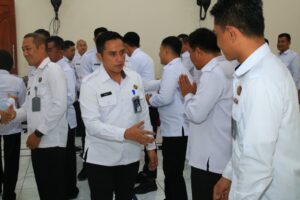 Lapas Banyuwangi Ikuti Apel Pagi Bersama dan Halal Bihalal Jajaran Kemenko Kumham Imipas