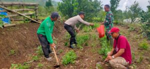Polres Nganjuk Bersama Warga Tani Kembali Tanam Jagung Wujudkan Ketahanan Pangan Berkelanjutan