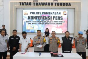 Polisi Amankan 8 Tersangka Kasus Pesta Kembang Api Berujung Maut di Pamekasan