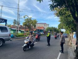 Berikan Rasa Aman dan Nyaman dijalan; Polresta Banyuwangi gencarkan Commander Wish Pagi