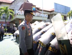 Asah Kemampuan, Polresta Banyuwangi Gelar Latihan Dalmas