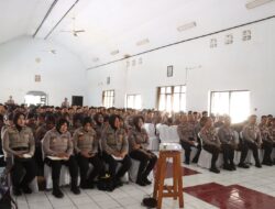 Tingkatkan Kemampuan, Polresta Banyuwangi Gelar Pelatihan Fungsi Teknis Samapta