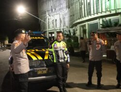 Amankan Akhir Pekan; Polresta Banyuwangi Gencarkan Patroli Skala Besar Cegah Gangguan Kamtibmas