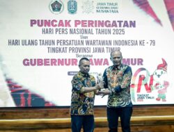 Kapolda Jatim Raih Penghargaan Prapanca Award di Puncak HPN 2025
