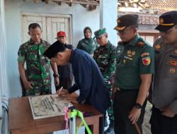 Dandim 0825 Banyuwangi Resmikan Renovasi Panti Asuhan Hj Siswani di desa Tapanrejo Kec. Muncar