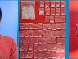 Polres Pelabuhan Tanjungperak Amankan Kurir Sabu Asal Sidoarjo 65 Poket Sabu Disita