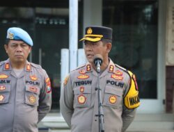 Wakapolresta Banyuwangi Tekankan Disiplin dan Integritas saat Pimpin Apel Pagi