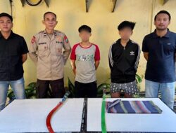 Gerak Cepat Polisi Amankan Dua Remaja Bersajam Hendak Tawuran di Surabaya
