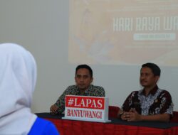 Tiga Warga Binaan Buddhis di Lapas Banyuwangi Peroleh Remisi pada Hari Raya Waisak