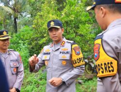 Gelorakan Swasembada Pangan, Kapolres Ngawi Beri Motivasi Petani Edamame