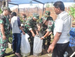 Kodim 0825 Banyuwangi dan Poktan Sumbersari Sobo Tebar Benih Ikan, Wujud Nyata Dukung Ketahanan Pangan 2025