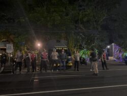 Polresta Banyuwangi Gencarkan Patroli Skala Besar di Tengah Hujan, Amankan Titik Rawan Malam Hari