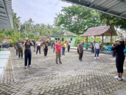 Koramil 0825-21/Kalipuro Gelar Kegiatan Senam Bersama