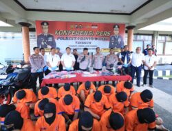 Operasi Pekat Semeru II 2025: Polresta Banyuwangi Tangkap 37 Tersangka, Ungkap Kasus Perampokan Bermodus Polisi Gadungan