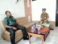 Silaturahmi Danramil 0825/14 Kabat Kapten Czi Dulmajid di Desa Dadapan dan Pakistaji