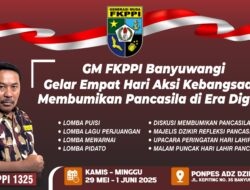 GM FKPPI Banyuwangi Gelar Empat Hari Aksi Kebangsaan: Membumikan Pancasila di Era Digital