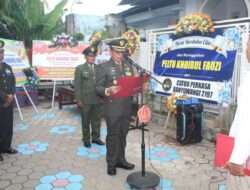 Dandim 0825/Banyuwangi Pimpin Upacara Pemakaman Militer Almarhum Peltu Khoirul Fauzi