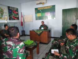 Danramil 0825/06 Gambiran Berikan Pengarahan Penting kepada Seluruh Personel, Tekankan Disiplin dan Dedikasi dalam Pengabdian