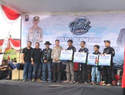 Perkuat Silaturahmi Jelang Suroan, Polres Bojonegoro Gelar Gathering Lomba Mancing Bersama Pesilat