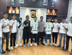 Kapolres Lhokseumawe Sambut dan Ganjar Bonus Atlet Karate Peraih Emas di Kejurnas