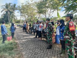 Babinsa Koramil 0825-21/Kalipuro Dampingi Penanggulangan Hama Tikus di Sawah Desa Pesucen