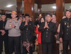 Sinergitas TNI Polri dan Forkopimda Blitar Gelar Brokohan di Harlah Pancasila
