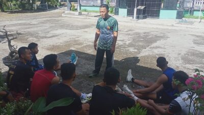 Koramil 0825/09 Tegaldlimo Gembleng Fisik dan Mental Calon Prajurit TNI