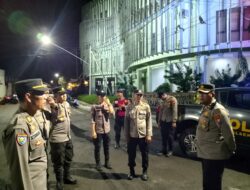 Cegah Gangguan Kamtibmas saat Libur Panjang, Polresta Banyuwangi Intensifkan Patroli Malam