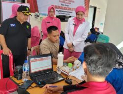 Peringati Hari Bhayangkara ke-79, Polresta Banyuwangi Gelar Donor Darah hingga Vaksin Influenza