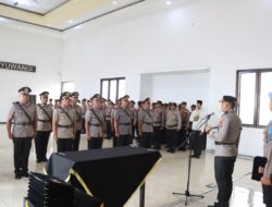 Kapolresta Banyuwangi pimpin Serah terima jabatan Kapolsek Jajaran Berlangsung Khidmat dan Lancar